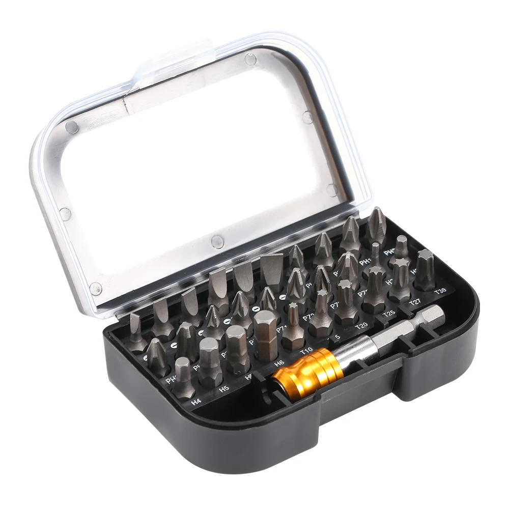 31 piece Screwdriver Bit Extension Rod Set with Multi purpose