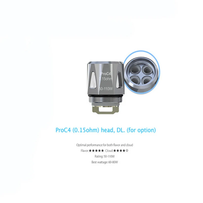 5PCS Joyetech ProC1 ProC1-S ProC2 ProC3 ProC4 Coil Head Replacement Evaporator for Joyetech ProCore Aries Atomizer Tank Vape 04
