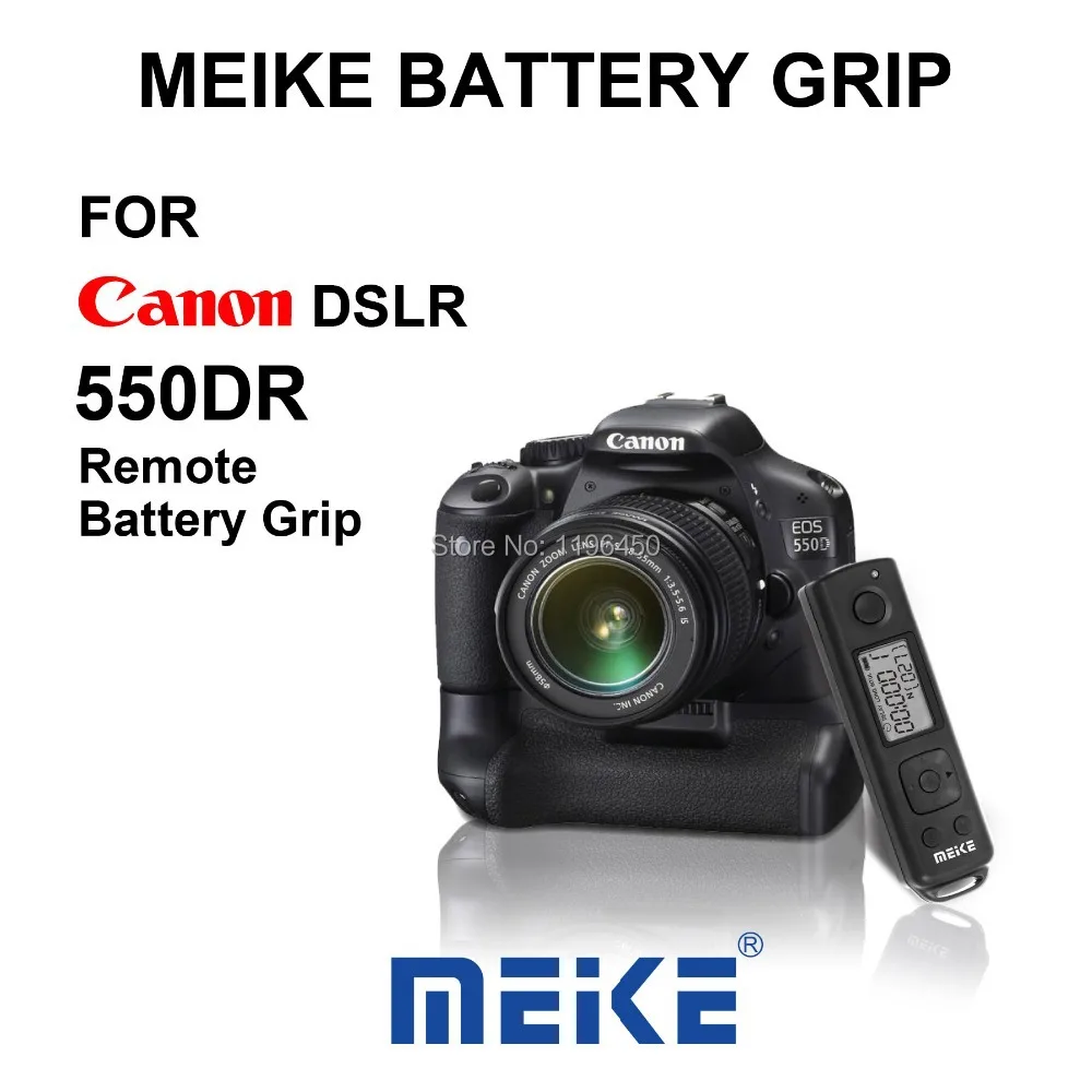 MEKE Meike MK 550DR Remote Control Battery Pack Grip for Canon EOS 550D