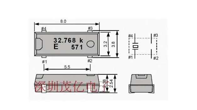 MC-306 MC306 32,768 K 32,768 кГц пассивный rfid чип с украшением в виде кристаллов 4 футов кварцевые часы EPSON