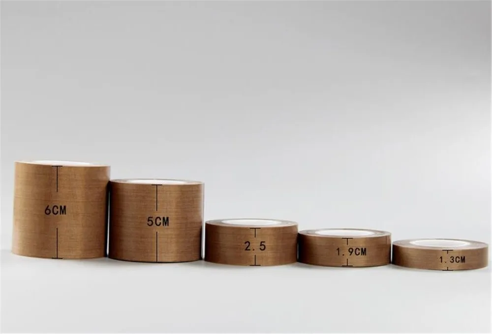 

5PC 10m Long 0.18mm Thick PTFE Teflon High Temperature Heat-Resistant Adhesive Tape 50mm Wide
