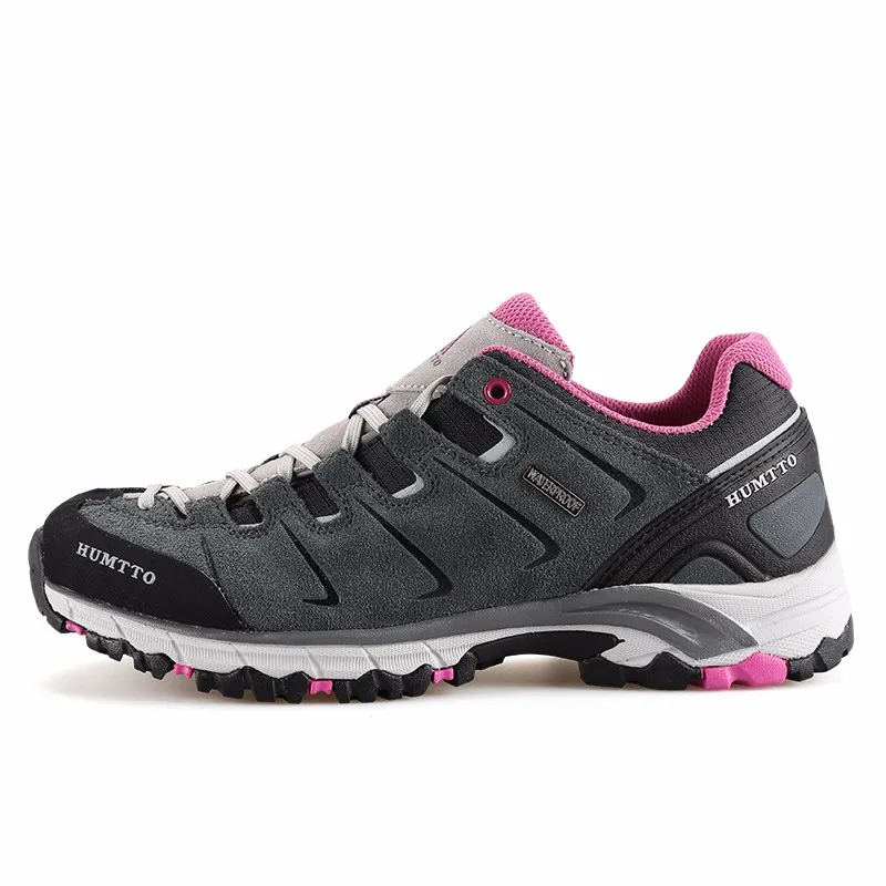 Humtto для женщин Vogue кожа Открытый Треккинг походы обувь кроссовки для Спорт на открытом воздухе восхождение Mountain обувь женщина