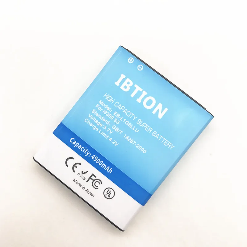IBTION 4900 мАч Расширенная батарея + задняя крышка для samsung Galaxy S3 III GT i9300 батарея|extended