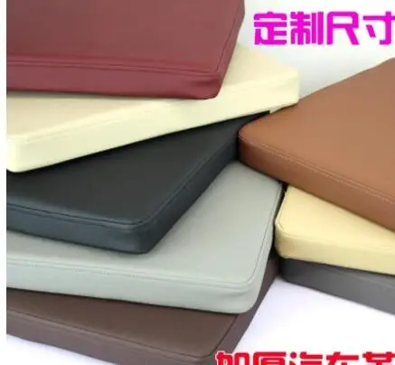 

solid thick PU leather sponge cushion dining seat mat chair cushion Office chair Tatami Bay window cushion seat mat