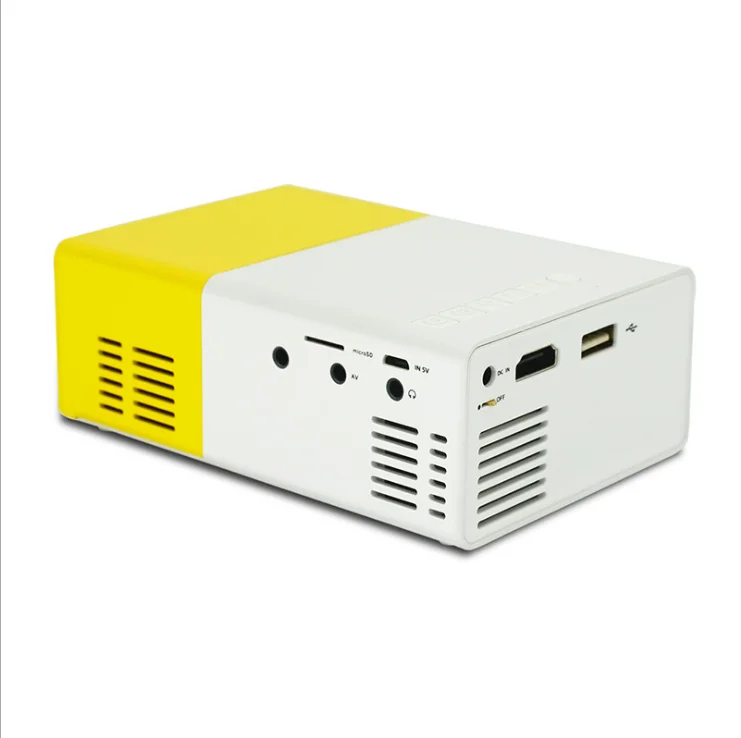 حار YG300 المنزل البسيطة بيكو LED الترفيه المحمولة 1080 HD العارض