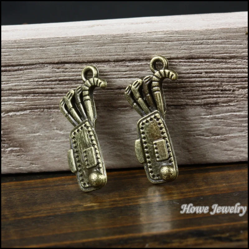 

Оптовая продажа, 68 шт., винтажные подвески для гольфа, подвеска, античная бронза, подходит для браслетов, ожерелий, сделай сам, изготовление металлических ювелирных изделий