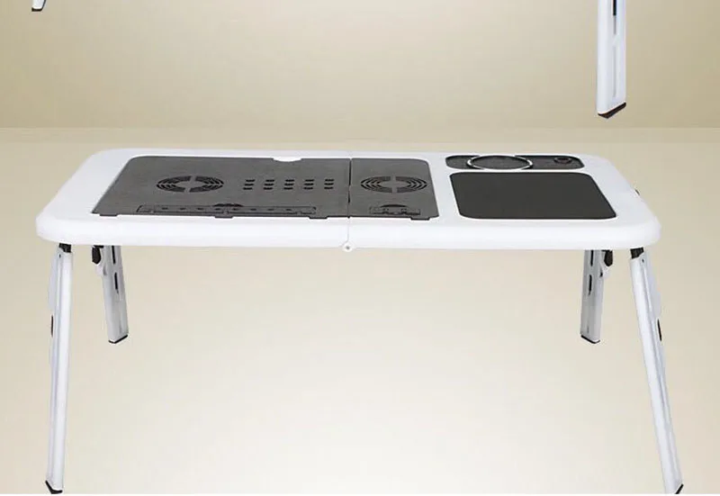 Модный современный многофункциональный стол для ноутбука, портативная складная кровать, столик для ноутбука, удобный столик для кровати, диван с охлаждающими вентиляторами