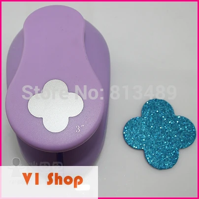 Супер большой 3 ''цветок Бумага Удар записки DIY Craft Перфорация ЕВА резак