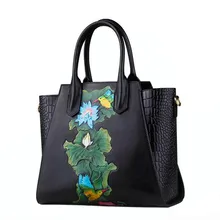 Genuine Leather women bags for women new luxury retro embossed handbag brand bag female bag female designer bag
