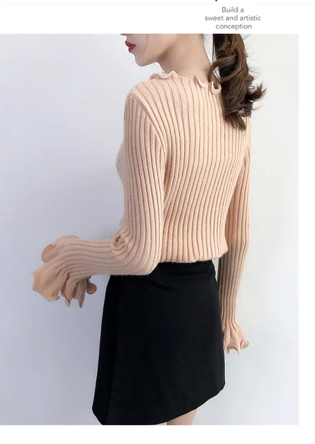 Wysokiej jakości jesień zima sweter kobiety swetry moda damska solidna Ruffles pełna Flare rękawem swetry z długim rękawem dla kobiet 2018 tanie tanio Komputery dzianiny O-Neck Stałe Pani urząd BH8116 Wiskoza Nylon viscose nylon Standardowych Brak Regularne DAIZHIYUE Wysokiej jakości jesień zima sweter kobiety swetry moda damska solidna Ruffles pełna Flare rękawem swetry z długim rękawem dla kobiet 2018 tanie tanio Komputery dzianiny O-Neck Stałe Pani urząd BH8116 Wiskoza Nylon viscose nylon Standardowych Brak Regularne DAIZHIYUE
