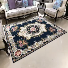 Ретро Королевский классический европейский Цветочный Коврик для гостиной, большой размер, Традиционный Ковер для журнального столика, украшение дома, коврик для двери