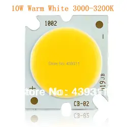 Вт 10 светодио дный Вт COB LED теплый белый К 3200-3000 К чистый белый К 6500-6000 К поверхностный источник света 300mA 29-В 36 В 850-950LM S чип Бесплатная доставка