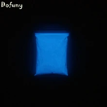 Темно-синий Флуоресцентный порошок DIY яркие для маникюра светится в темноте порошок пигмент пыль блестящее покрытие для ногтей голографический блеск