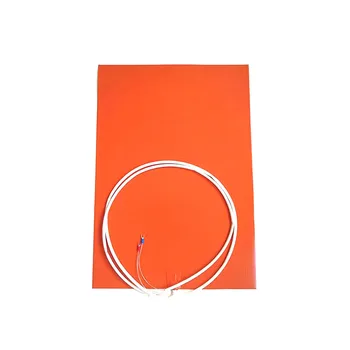 

1200W 120V 400*600*1.5mm heat bed for 3d printer adhesive 1 side 100k thermistor 1000mm lead out from middle of 400mm side