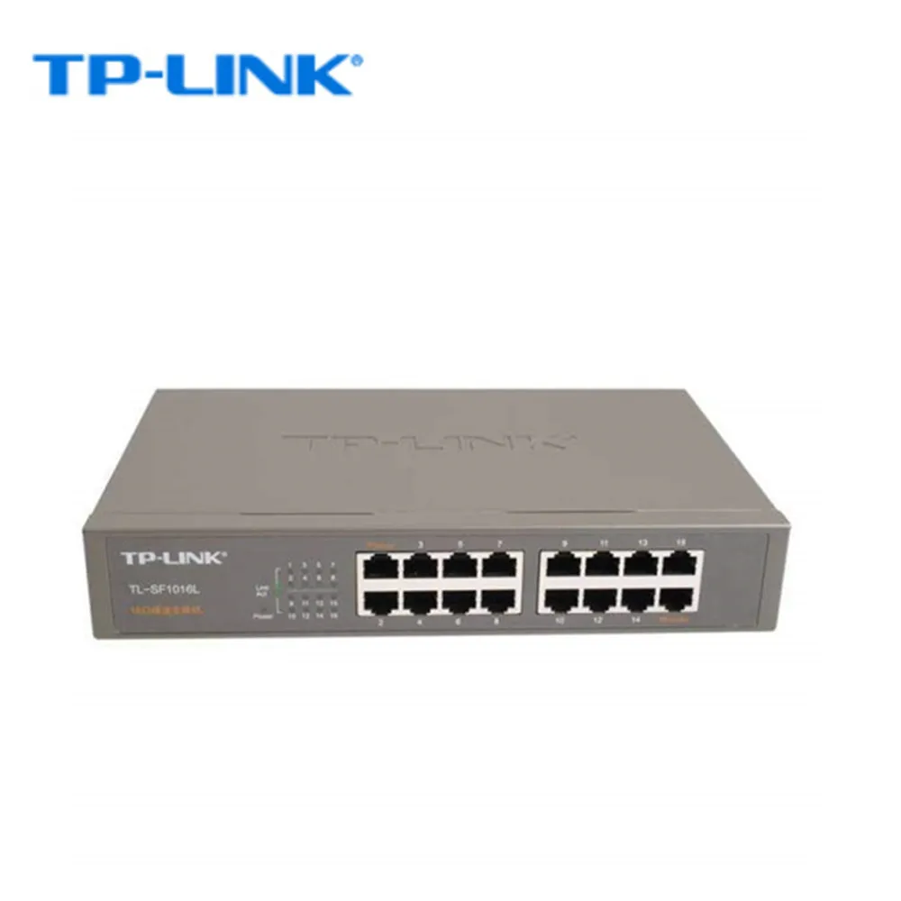 Rack 16 Port Managed Fast VLAN isolation TP Link TL SF1016L corridor