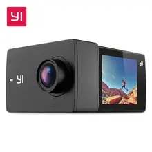 Экшн-камера YI для обнаружения 4 K 20fps Спортивная камера 8MP 16MP с 2,0 сенсорным экраном Встроенный Wi-Fi 150 градусов ультра широкий угол