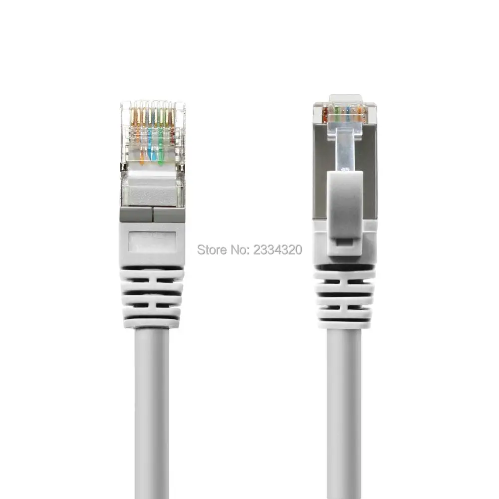 CAT7 10 гигабитный 600 МГц Ethernet патч-кабель для модемного маршрутизатора LAN