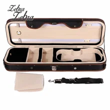 Zebra 4/4 Violion Case Electric Violin Bag Cover With Humidity Table Straps Locks Waterproof For Musical Instruments Lover Gift