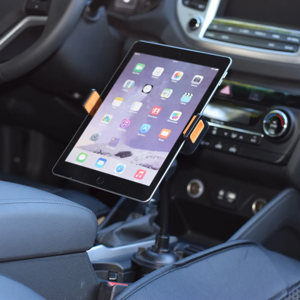 Veículo do Carro Suporte de Copo Rotativo com Pescoço Longo para 4 Bebe Telefone Montar Berço Mais -10.5 Polegada Smartphone Tablet pc 360 12 Suporte universal p carro