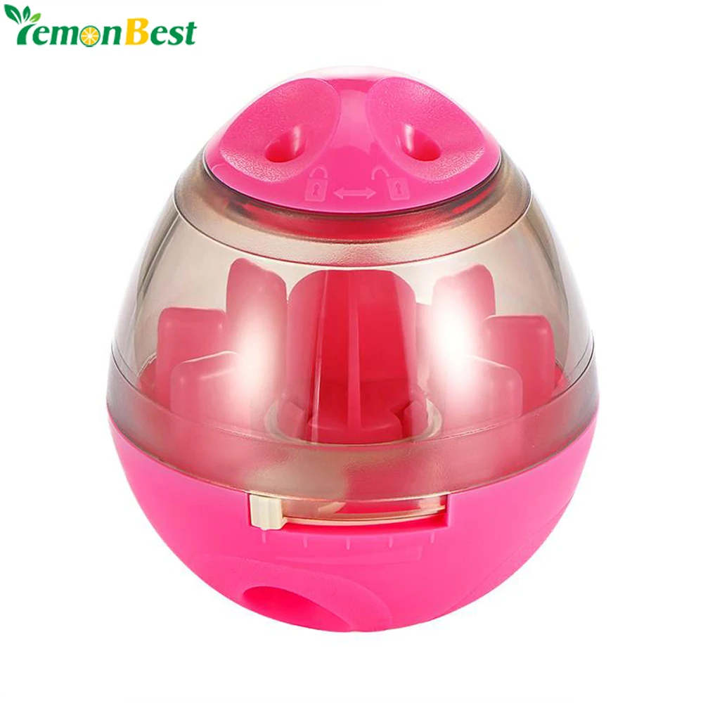 LemonBest интерактивные собаки кошки Еда мяч диспенсер для лечения Забавный питомец