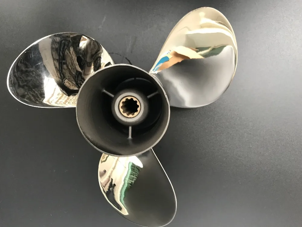 

9 7/8x13 for 20hp-30hp parsun propellers for Boat Engine 10 tooth parsun outboard boat motors stainless steel propeller