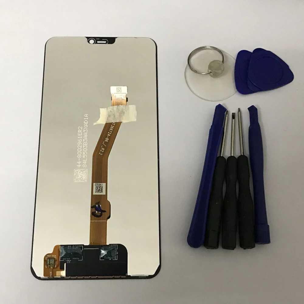 Для BBK Vivo V9 Полный черный/белый сенсорный экран дигитайзер сенсор + ЖК-дисплей