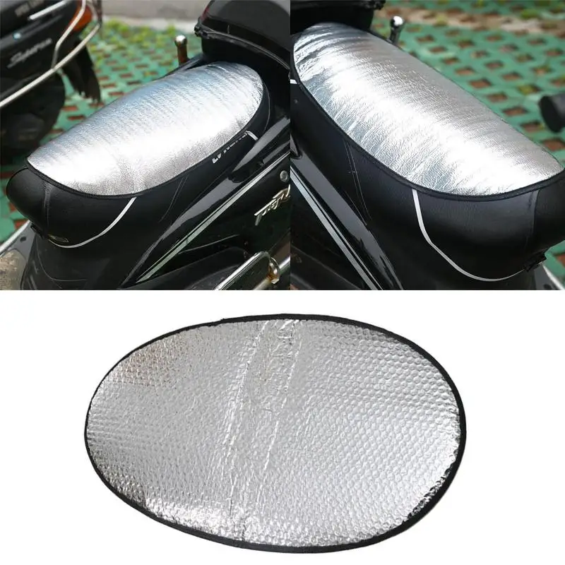 2 шт./компл. мотоциклетное сиденье изоляционная прокладка скутера e-велосипеда сиденья летний Защита от солнца коврик теплоизоляция чехол для подушки