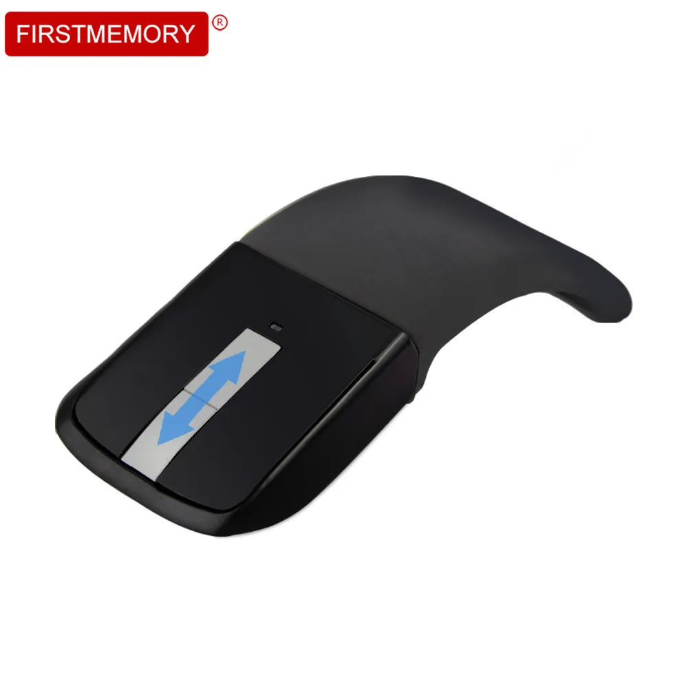 

New Arrival 2.4Ghz BT Wireless Mouse Arc Touch Mouse 1200DPI Foldable Mouse Mause for Bluetooth Microsoft Surface Computer Mice