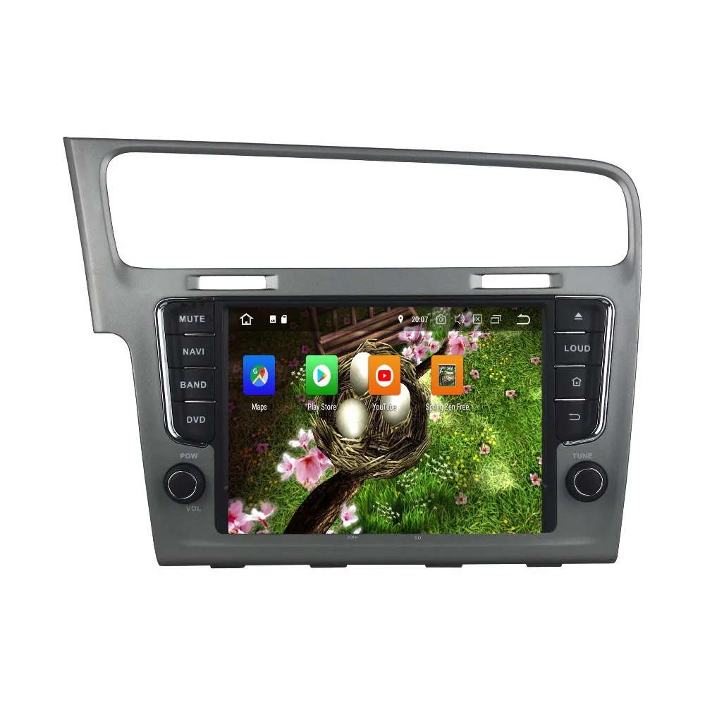 

KLYDE 8" 1 Din Android 9.0 Car DVD Player 8 Core For VW Golf 7 2013 Audio Stereo Radio Car Multimedia Player 1024*600