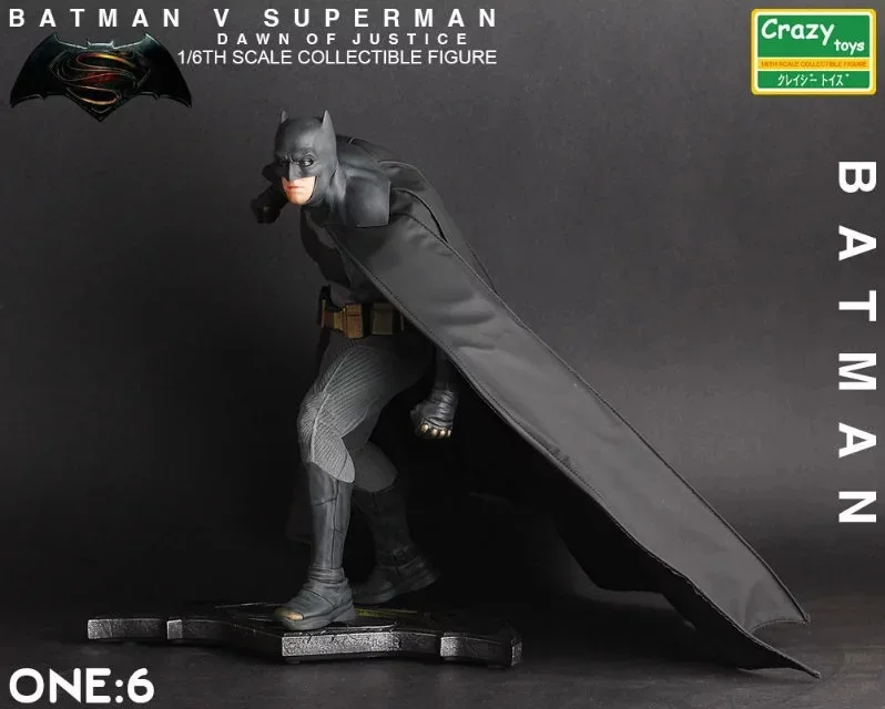

Crazy Toys DC Super Hero Batman v Superman Dawn of Justice Figure 1/6th Scale Collectible Toy 12" 30cm