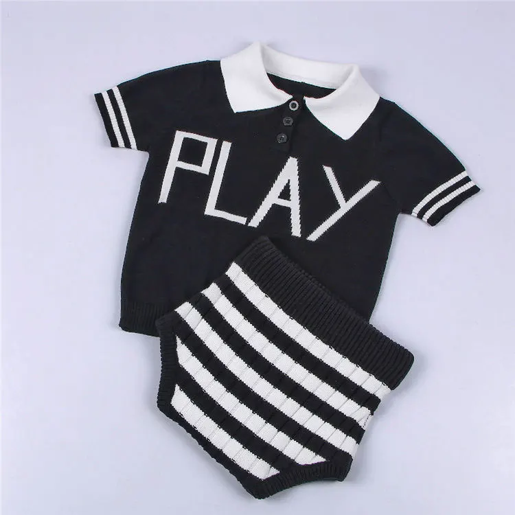 2017 Family Matching Clothes Outfits Mother Daughter Sun Clothing sets Knitted T-Shirts Girl Boys kids clothing Mom kids clothes