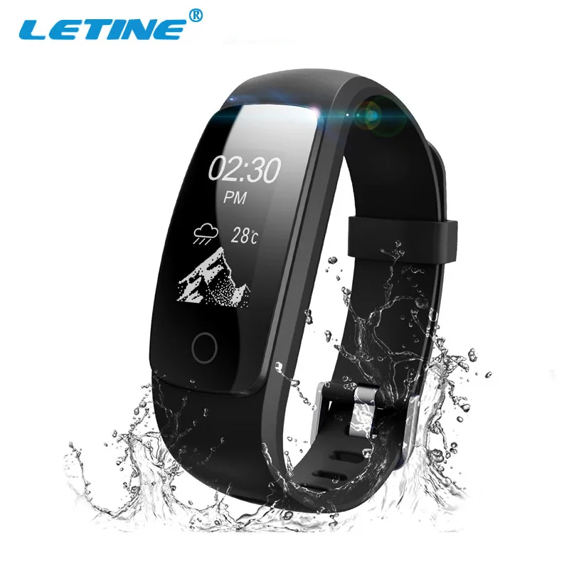 LETINE ID107Plus smart wristband Pedometer Bracele...