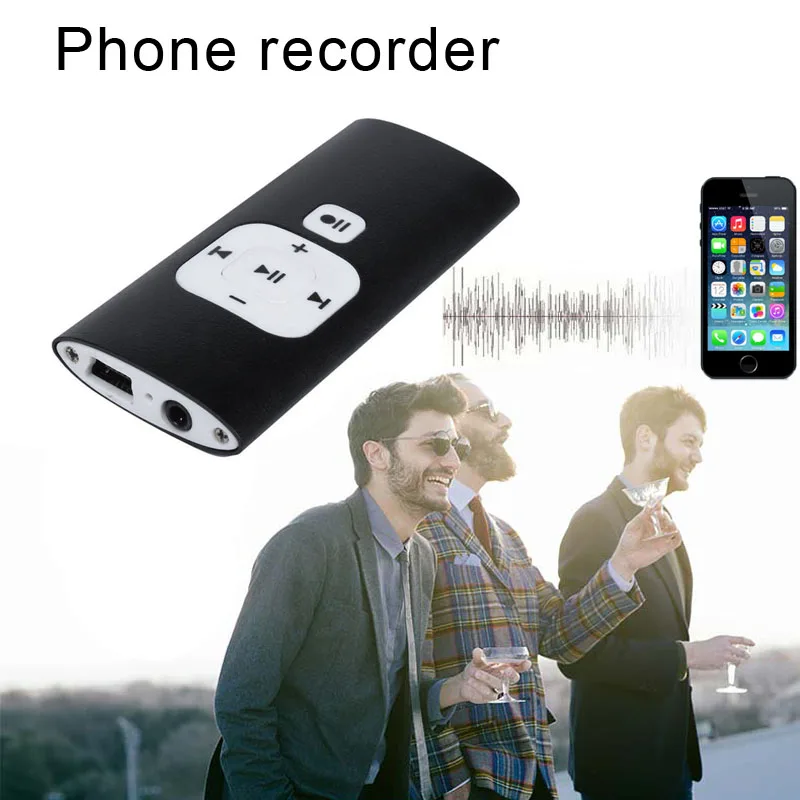 Cell Phone Calls Recorder Sound Recording Voice Playback Dictaphone for