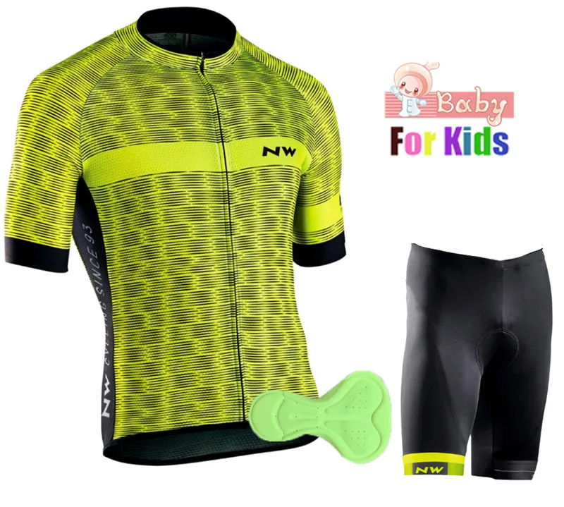 

Nw 2018 Professional Customization Children Riding Suit with 3d Pad Lampre Breathable Kid Cycling Jersey Set Ropa Ciclismo