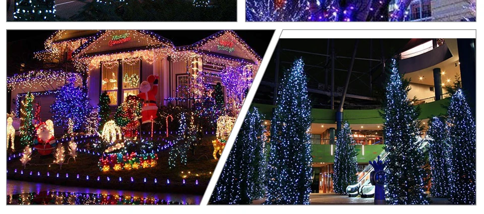Raindrop Solar Light Lawn Lamp Patio Garden Outdoor Solar LED String Fairy Light Wedding Party Christmas Tree Holiday Decoration (20)
