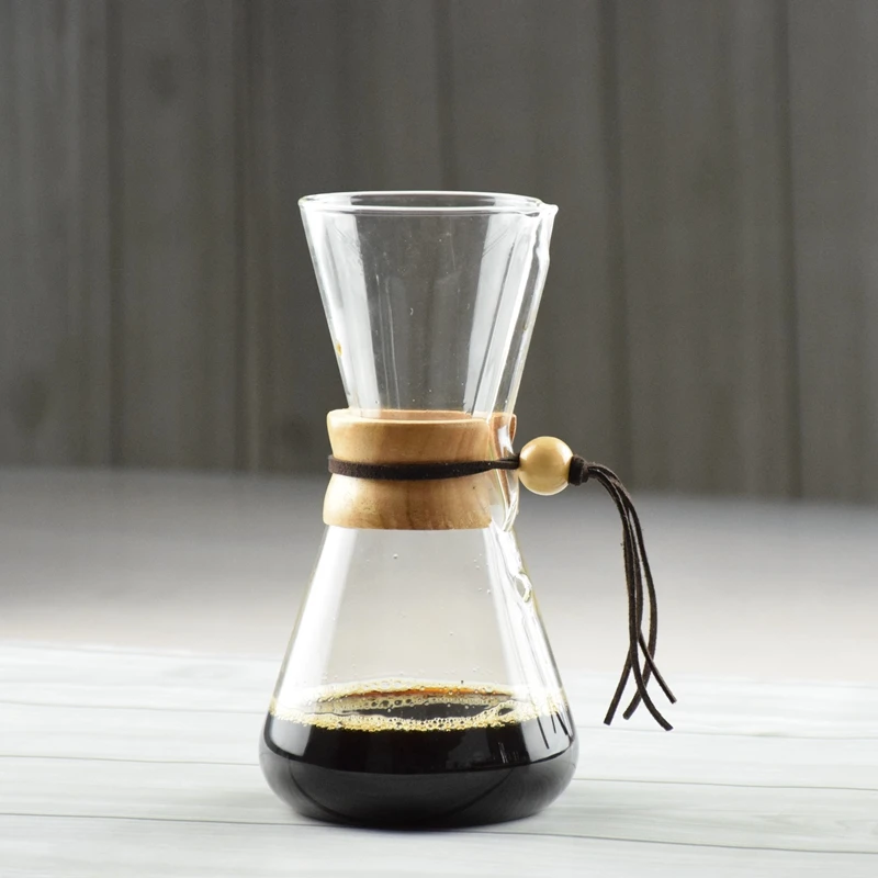 Chemex Gl Coffee Maker Drinker Aliexpress Com 1pc Free Shipping Heat Resistant Gl Coffee Brewer 3cups Counted Chemex Hot