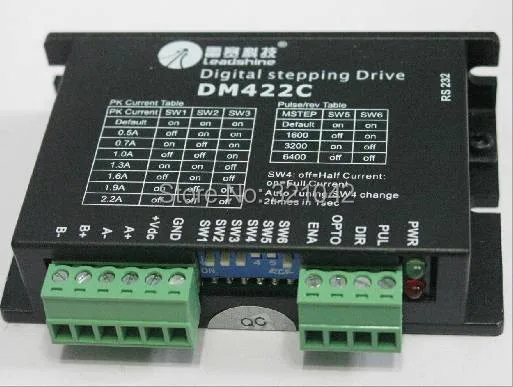 

Leadshine Digital Stepper Drives DM422C work 24-40VDC out 2.2A Fit NEMA 14 -17Stepper motor CNC stepper system