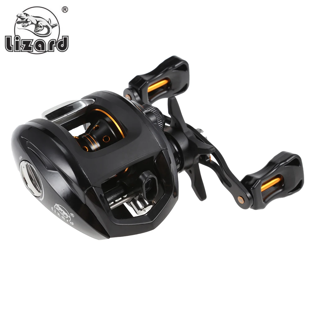 

Lizard 12 + 1 Ball Bearings Baitcasting Fishing Reel Magnetic Brake 6.3:1 Left / Right Hand Baitcast Casting Fishing Reel Wheel