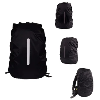 

Reflective Waterproof Backpack Dust Rain Cover Outdoor Night Safety Light Raincover Case Bag
