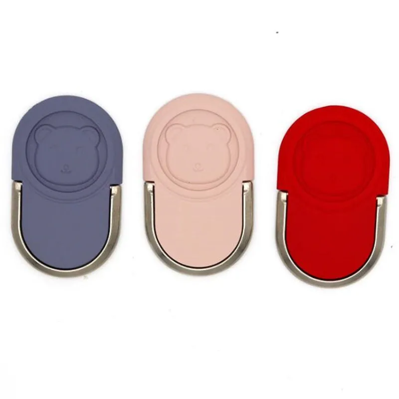 Ultra Thin Bear Finger Ring Holder For iPhone X 8 7 Plus 6s XS XR Mount Holder Stand Mobile Phone Finger For Xiaomi Samsung Ultra Thin Bear Finger Ring Holder For iPhone X 8 7 Plus 6s XS XR Mount Holder Stand Mobile Phone Finger For Xiaomi Samsung