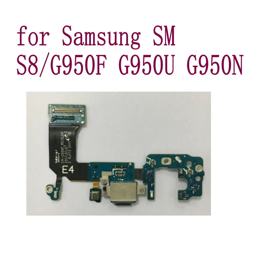 Высококачественные запасные части для samsung Galaxy SM S8 G950F G950U G950N гибкий usb-зарядный порт кабель зарядное устройство для мобильного телефона