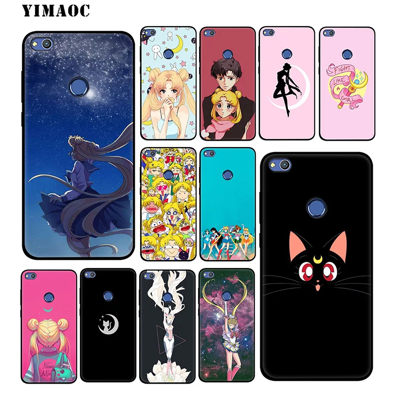 Yimaoc Сейлор Мун Аниме мягкий чехол для huawei Honor вид 20 10 8X8 8C 6A 7A 7X 7C Lite рro Y9 Y7 Y6 Prime 2018 2017