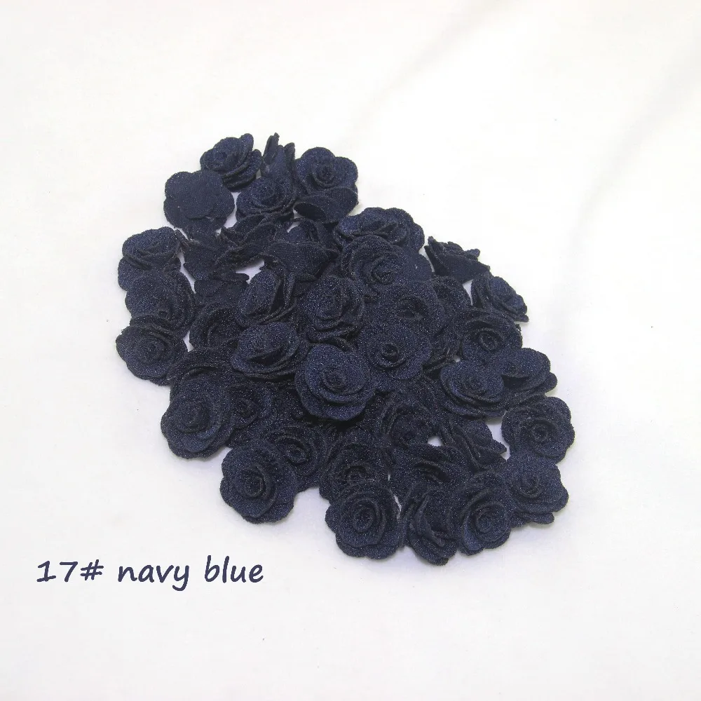 24pcs cheap flower Fabric artificial flower 2.5cm 18 colors for wedding dress holiday decoration can mix color
