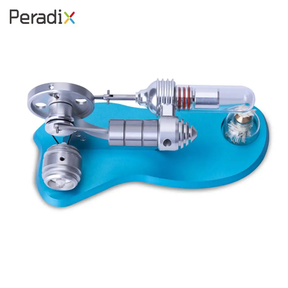 

Hot Air Engine Engine Motor Hot Air Adult Perpetual Blue Alloy Science Generator External Combustion Stirling