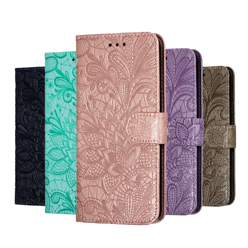 Кожаные чехлы с откидной крышкой для Samsung A70 A50 A40 A30 A20E A10 S A60 чехол кружевными