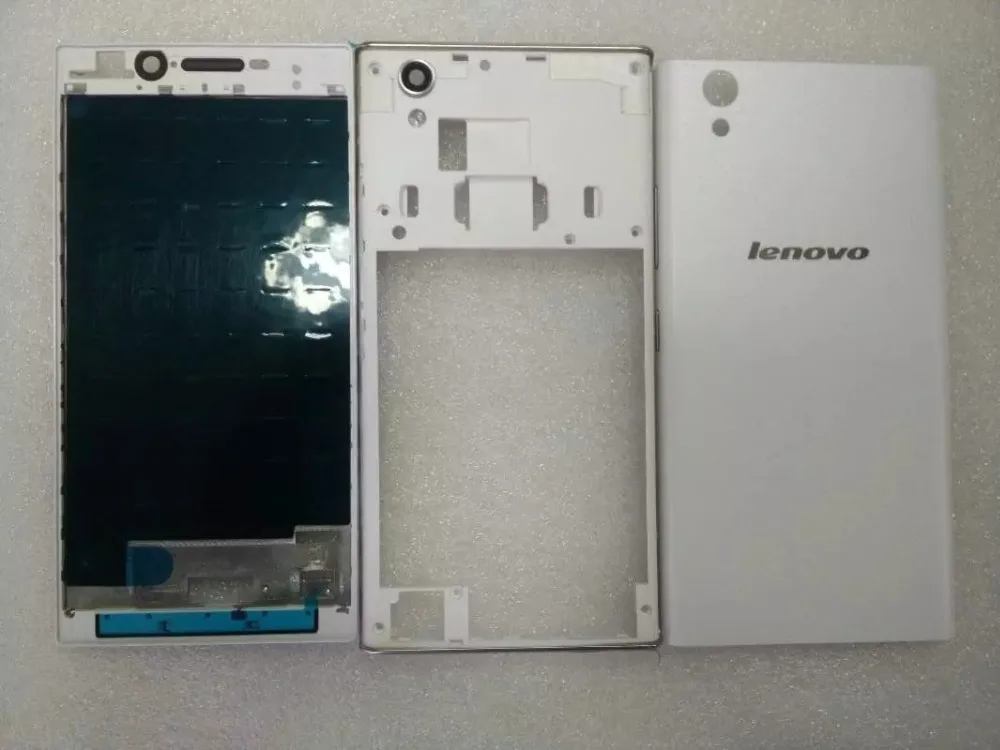 Original Full Housing For Lenovo P70 Back Battery Cover Middle Frame Front LCD Supporting Frame Bezel
