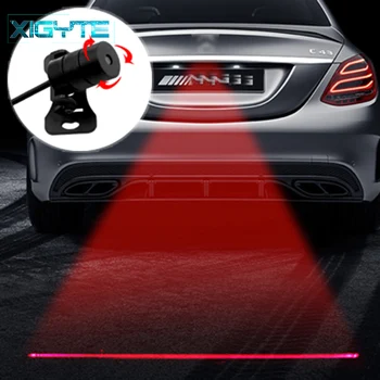 

Car Laser Tail Fog Light Anti Collision car forlight Lamp Braking Parking Signal Warning Lamps Universal LED rear car fog light