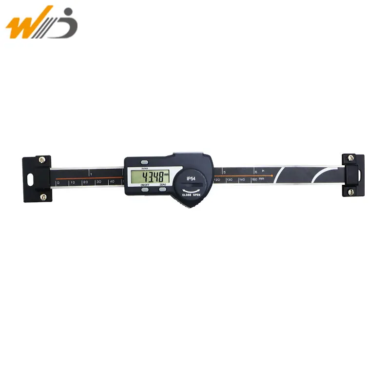 0 150mm Horizontal type Digital stainless steel linear scale ruler