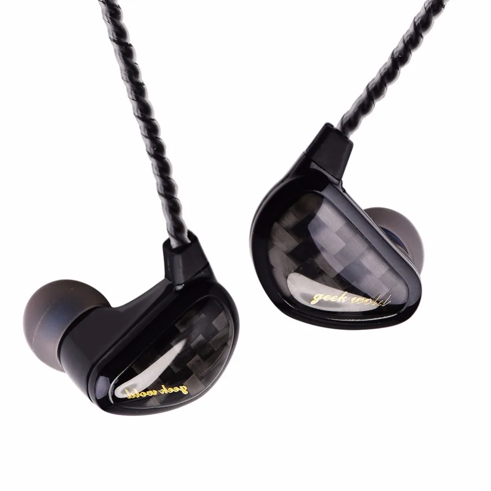 

Geek Wold GK3 3 Dynamic Drivers HiFi Earphone Audiophile In-ear Earphone Music Player Headset for smartphones for iphone xiaomi