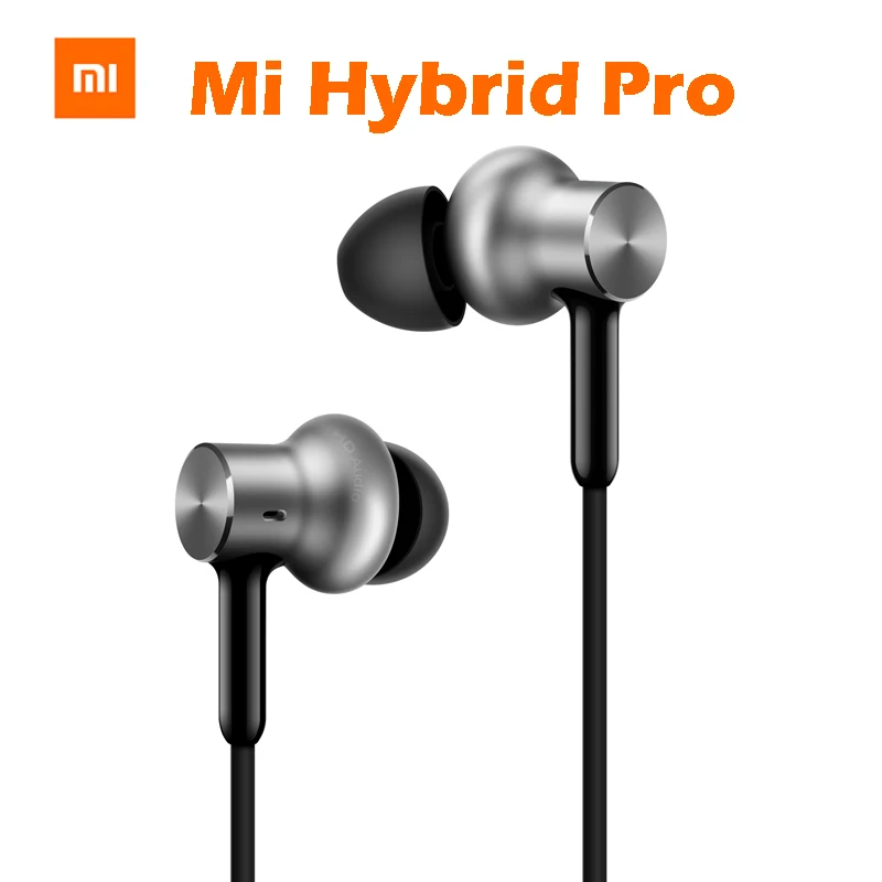 

Original Xiaomi Mi Hybrid Pro Earphones Quantie Pro Earphones In-Ear Headphone Headset With Remote Mic For Xiaomi Android